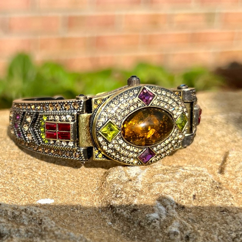 Heidi Daus Art Deco Watch Bracelet - Picture 1 of 10
